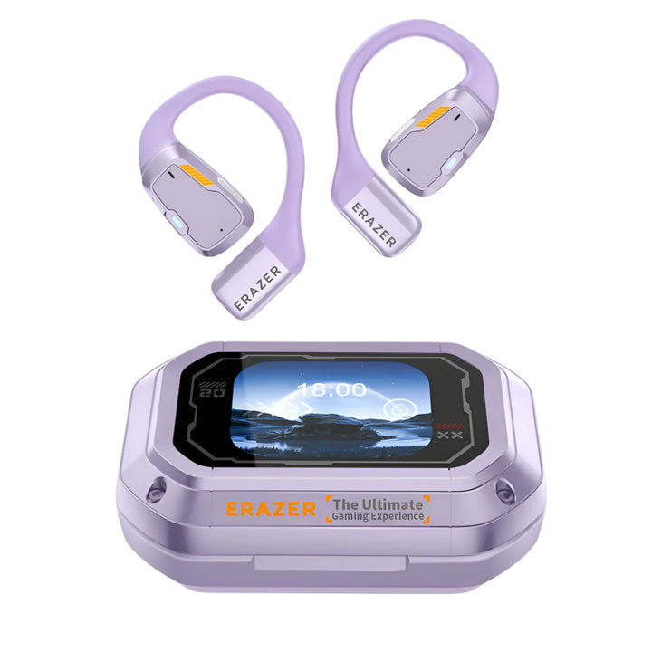 Erazer XP6 AI Translator Earbuds, Purple 