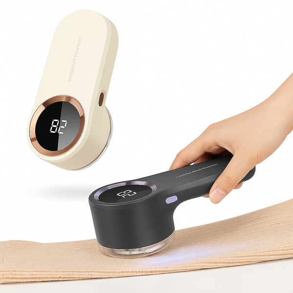 Lint Remover for Clothing – Electric Fabric Shaver with LED Digital Display – USB Rechargeable Fuzz Remover for Sweaters, Blankets, Furniture, and Fabric