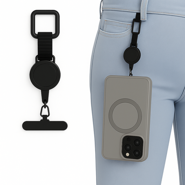 Anti-Theft Retractable Phone Lanyard – Secure Tether with Carabiner for Outdoor Use 📱🧗
