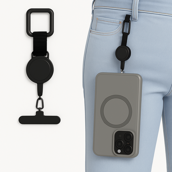 Anti-Theft Retractable Phone Lanyard – Secure Tether with Carabiner for Outdoor Use 📱🧗