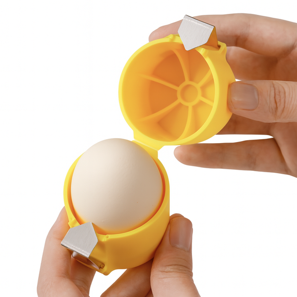 Portable Egg Opener & Quick Beater for Effortless Cooking – One-Touch Egg Shell Remover, Stainless Steel Kitchen Tool for Boiled Eggs, Baking, Breakfast & Home Accessories