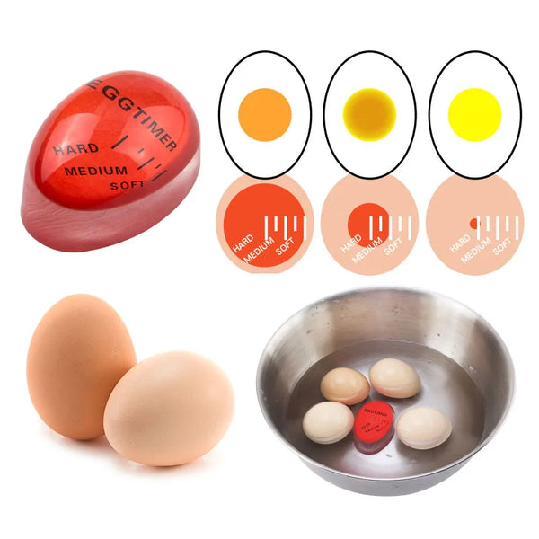 FAIS DU Color-Changing Egg Timer: Perfect Boiled Eggs Every Time
