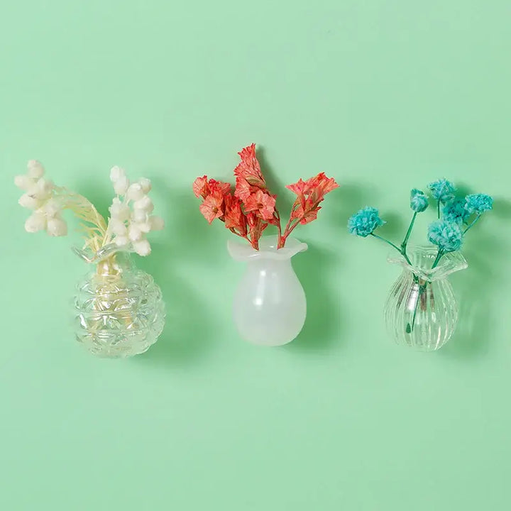 Mini Ceramic Vase Fridge Magnet: Functional Décor
