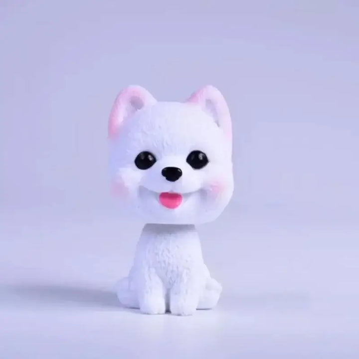 Cute Shake Head Dog Ornaments – Husky & Pomeranian Dashboard Decor 🐶🚗