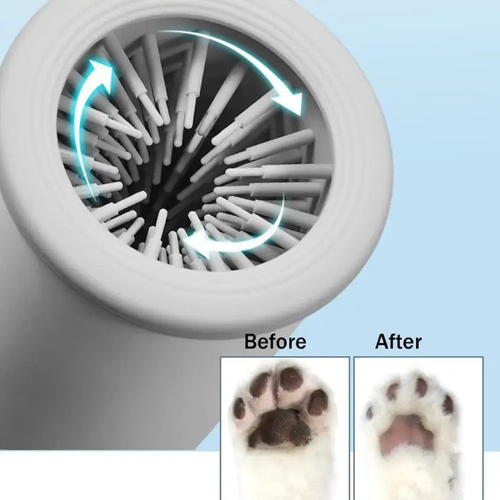 Automatic Pet Paw Cleaner Electric Dog Foot Washer Portable, Quick Cleaning Tool for Pets - Ebtkr