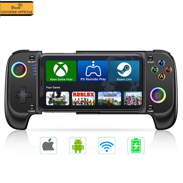 DinoFire Bluetooth Gamepad: Precision Mobile Gaming