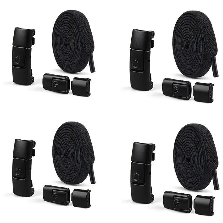 8mm No-Tie Elastic Shoelaces – Press Lock Convenience