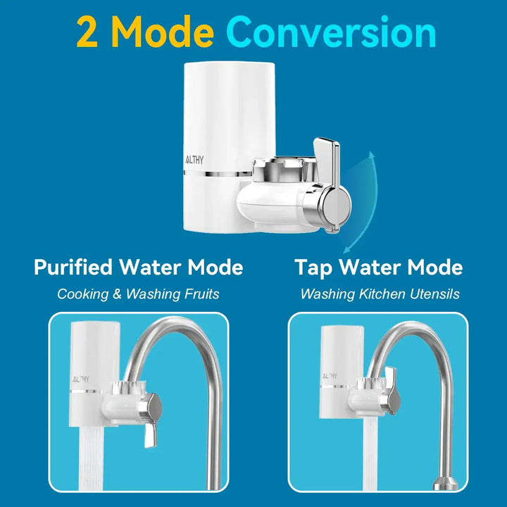 ALTHY Faucet Water Filter – Clean, Great-Tasting Water in Seconds 💧🚰