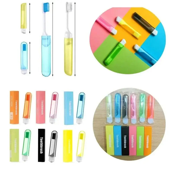 Folding Travel Toothbrush – Compact & Soft for On-the-Go Smiles 😁✈️