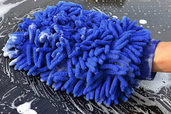 Double-Sided Chenille Car Wash Glove – Plush, Thick & Scratch-Free Clean 🧤🚗