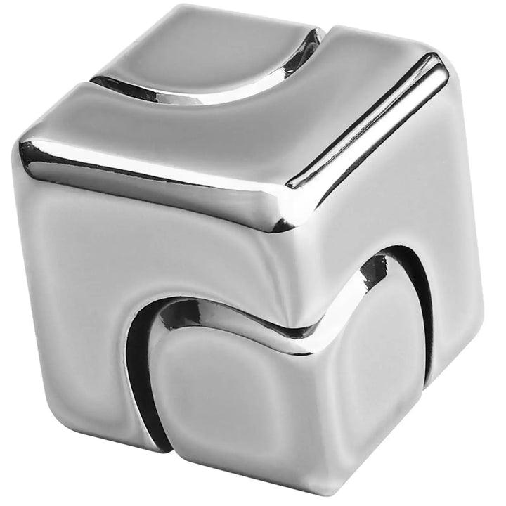 Metal Cube Rotating Gyroscope – Portable Anti-Stress Fidget Toy