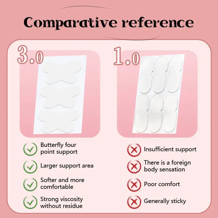 Elf Ear Lift Stickers – Invisible Silicone Beauty Tape (4–32 Pcs)