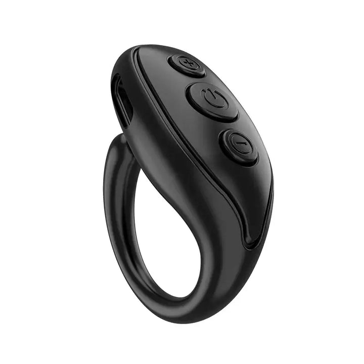 Tiktok Fingertip Remote Wireless Scrolling Ring Camera Shutter Selfie Button with Phone Stand - Ebtkr