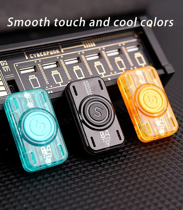 EDC Magnetic Force Push-and-Slide Fidget Toy – Luminous Stress Relief