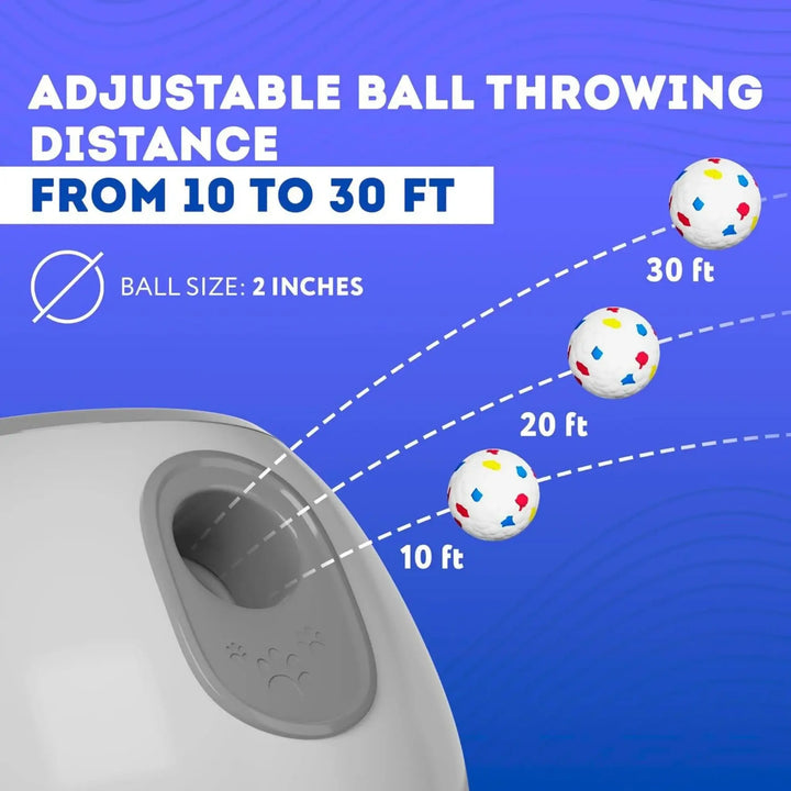 Automatic Dog Ball Dispenser & Thrower – Fun & Stimulating Dog Toy