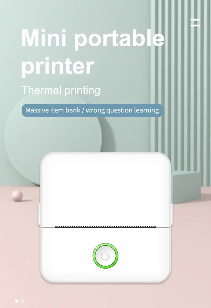 Mini Portable Thermal Label Printer, Inkless - Ebtkr