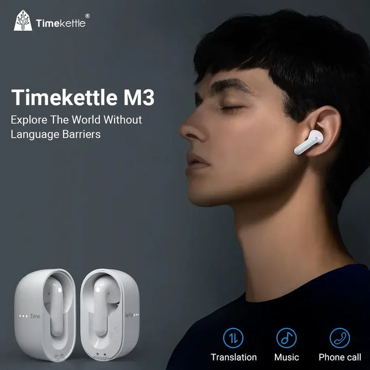 TimeKettle M3: Real-Time Translation Earbuds