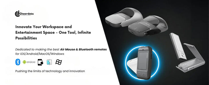 Cheerdots 2 Detachable Air Mouse Wireless Touchpad with ChatGPT All-in-one Pocket Gaming Mouse - Ebtkr