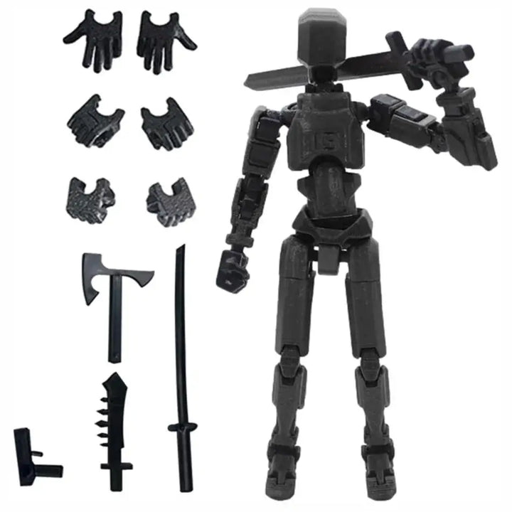 Titan 13 Multi-Jointed Action Figure – Poseable 3D Printed Collector’s Model 🤖🔥