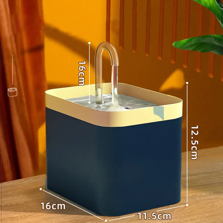 Ultra-Quiet 1.5L Cat Water Fountain with Smart Automatic Dispenser - Ebtkr