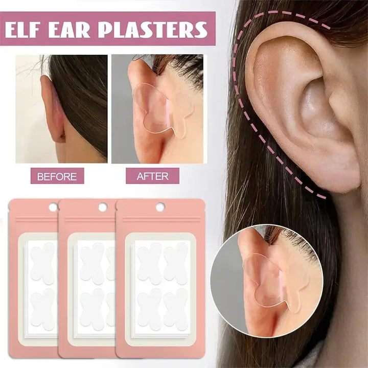 Elf Ear Lift Stickers – Invisible Silicone Beauty Tape (4–32 Pcs)