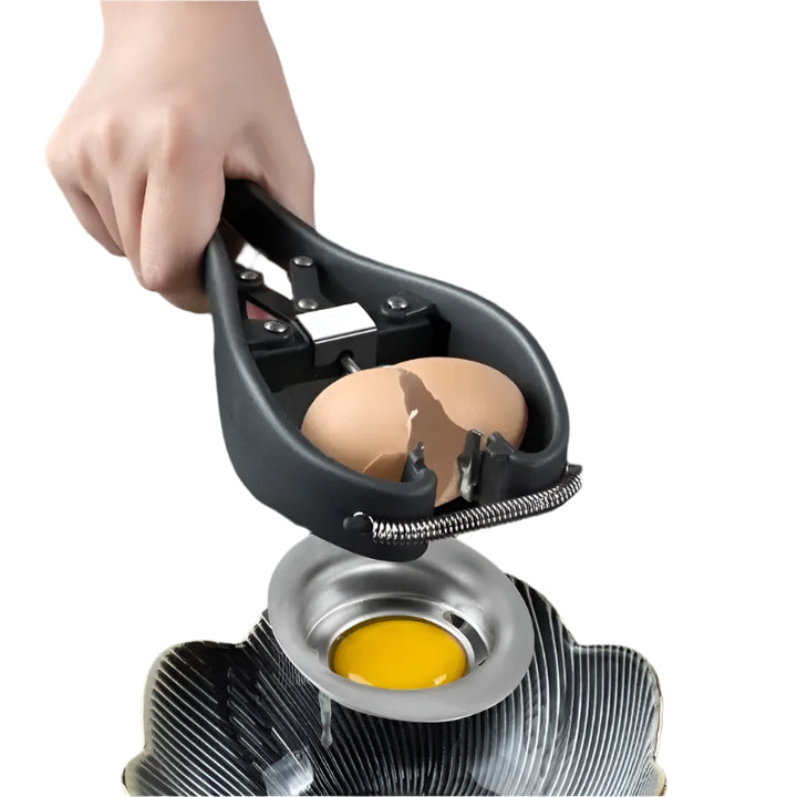 2‑in‑1 Stainless Egg Cracker & Separator Scissors – Perfect Yolk/White Splitter