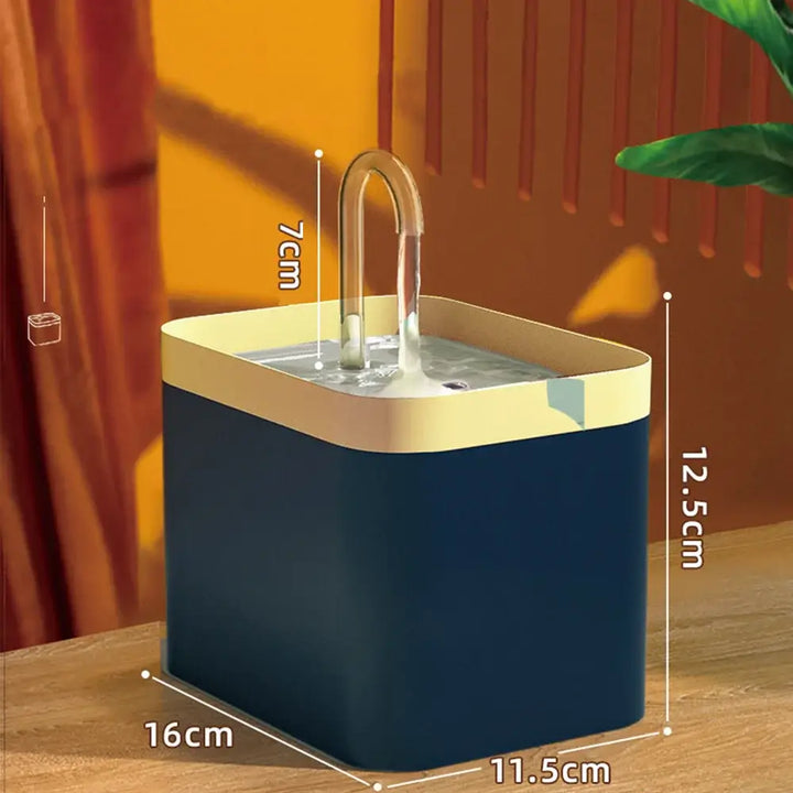 Ultra-Quiet 1.5L Cat Water Fountain with Smart Automatic Dispenser - Ebtkr