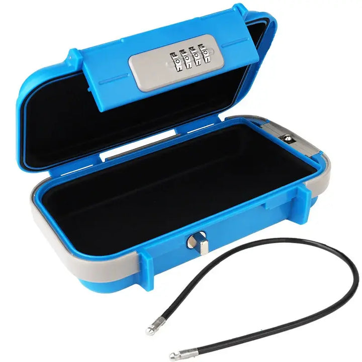 Portable Large-Capacity Travel Safe Box, Blue