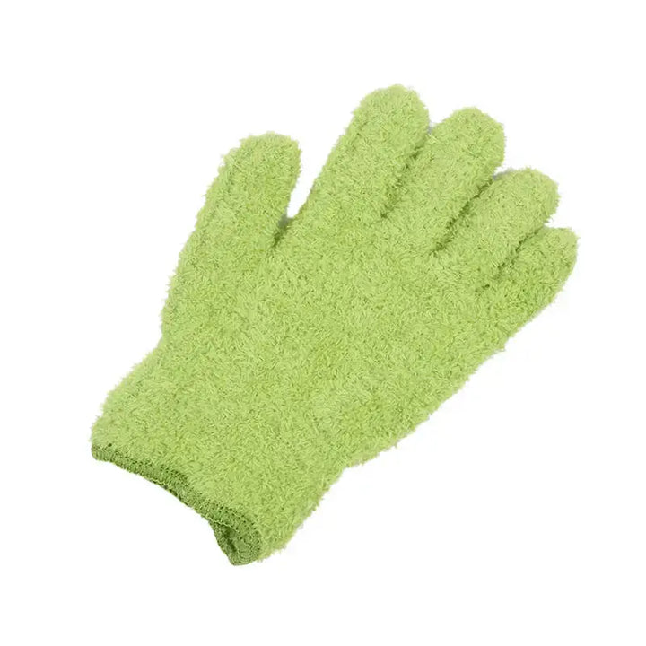 3Pairs Microfiber Dust Removal Gloves Coral Fleece Reusable Household Cleaning Tool - Ebtkr
