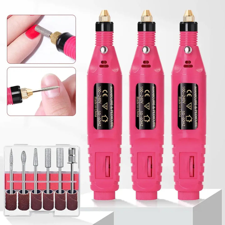 LULAA Electric Nail Drill Machine Set for Manicure And Pedicure - Ebtkr