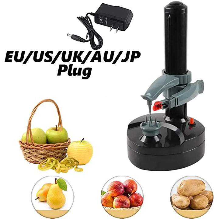 Electric Auto Fruit & Potato Peeler – Rotating Kitchen Helper 🍎⚡