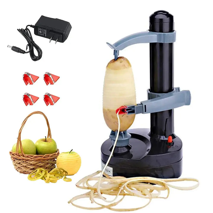 Electric Auto Fruit & Potato Peeler – Rotating Kitchen Helper 🍎⚡