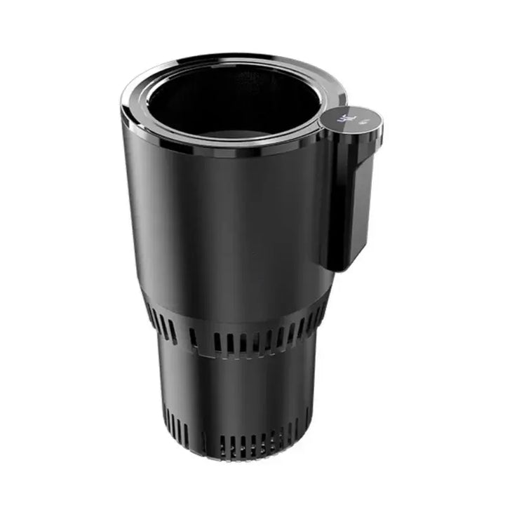 2-in-1 Smart Car Hot & Cold Cup Holder, Black