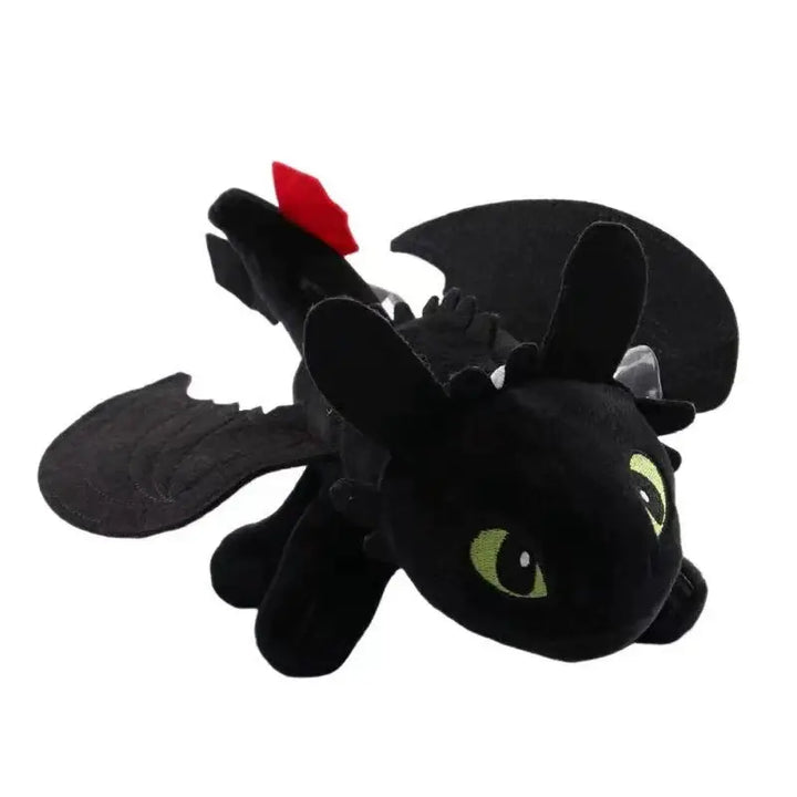 Black Flying Dragon Plush Car & Helmet Decoration 🐉🚗