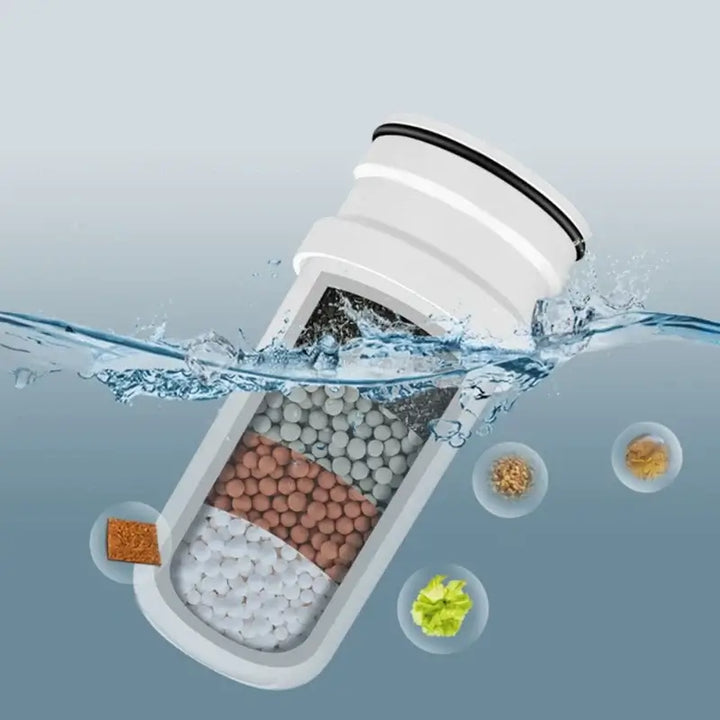 Compact Faucet Water Purifier – Washable Filter for Kitchen Use