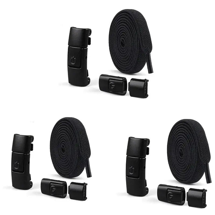 8mm No-Tie Elastic Shoelaces – Press Lock Convenience