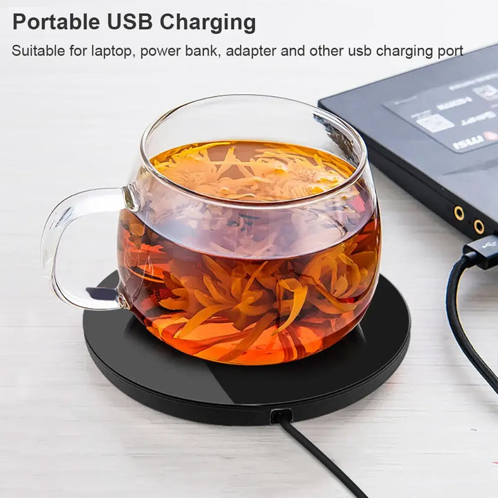 USB Coffee Cup Heater Mug Warmer Electric Tea Water Heating - Ebtkr