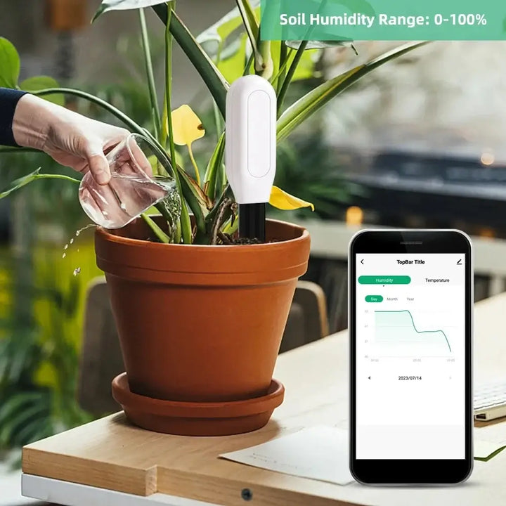 Tuya/Zigbee Smart Soil Tester WiFi Humidity & Temperature Moisture Sensor - Ebtkr