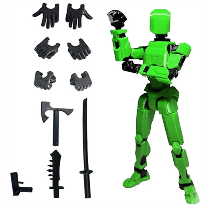 Titan 13 Multi-Jointed Action Figure – Poseable 3D Printed Collector’s Model 🤖🔥