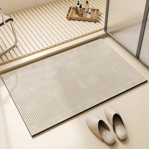 Quick-Dry Diatomite Stone Bath Mat – Non-Slip & Super Absorbent