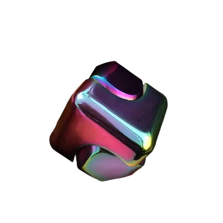 Metal Cube Rotating Gyroscope – Portable Anti-Stress Fidget Toy