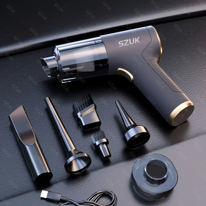 Mini Wireless Car Vacuum Cleaner – Portable Handheld Strong Suction for Auto & Home Cleaning