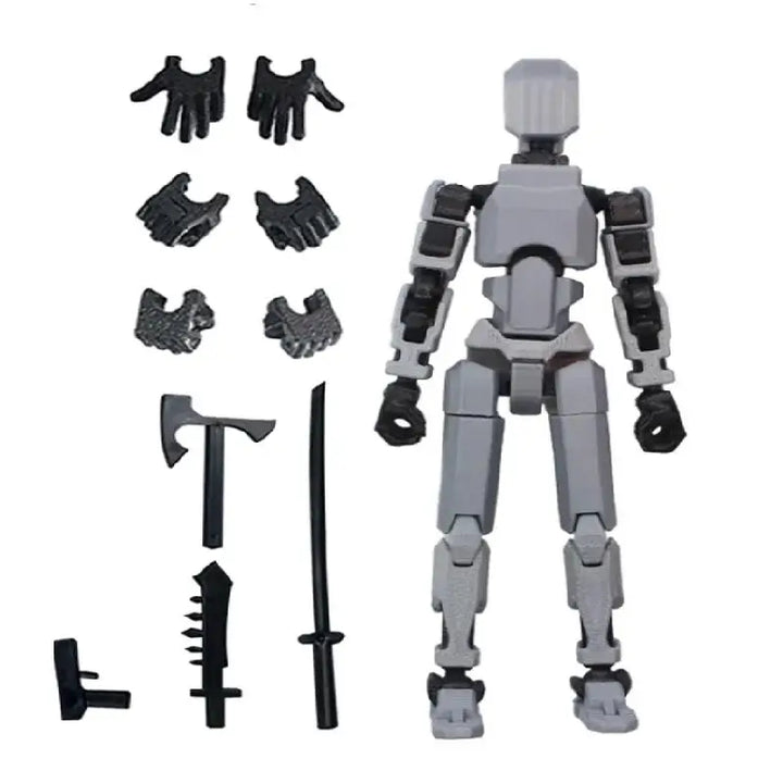 Titan 13 Multi-Jointed Action Figure – Poseable 3D Printed Collector’s Model 🤖🔥