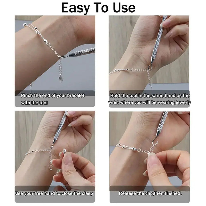 DIY Jewelry Bracelet Tool Kit - Metal Plier Clip for Necklace Watch Clasps & Closures - Ebtkr