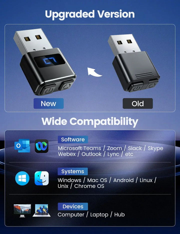 Metal Tiny Mouse Jiggler USB Auto Shaker with Separate Mode & ON/Off Buttons - Ebtkr
