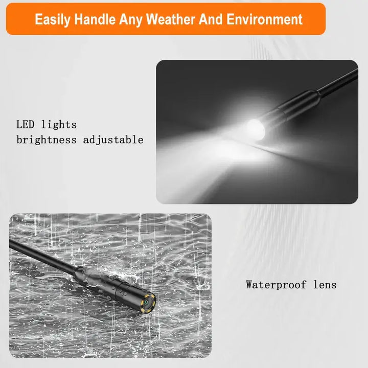 HD 1080P Endoscope Camera with 4.3-Inch Screen - Ebtkr
