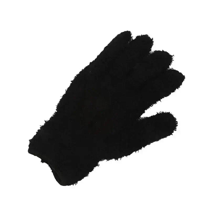 3Pairs Microfiber Dust Removal Gloves Coral Fleece Reusable Household Cleaning Tool - Ebtkr