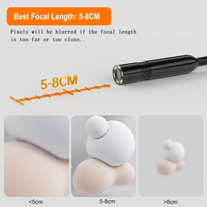 HD 1080P Endoscope Camera with 4.3-Inch Screen - Ebtkr