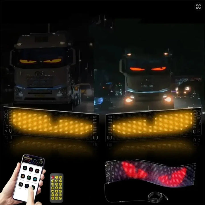 LED Eye Sign: Dynamic Truck Advertising