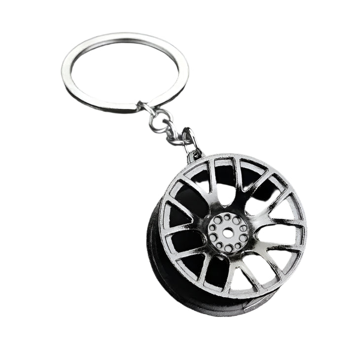 Car Parts Keychain – Turbo, Brake Disc & Gear Design for Auto Lovers 🚗🔧